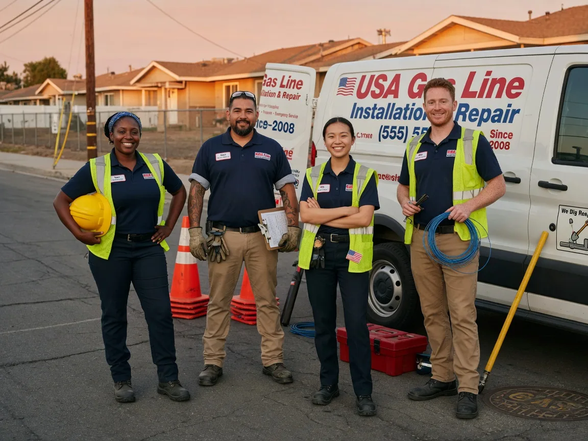 Gas Line Installation company in Tebbetts, MO